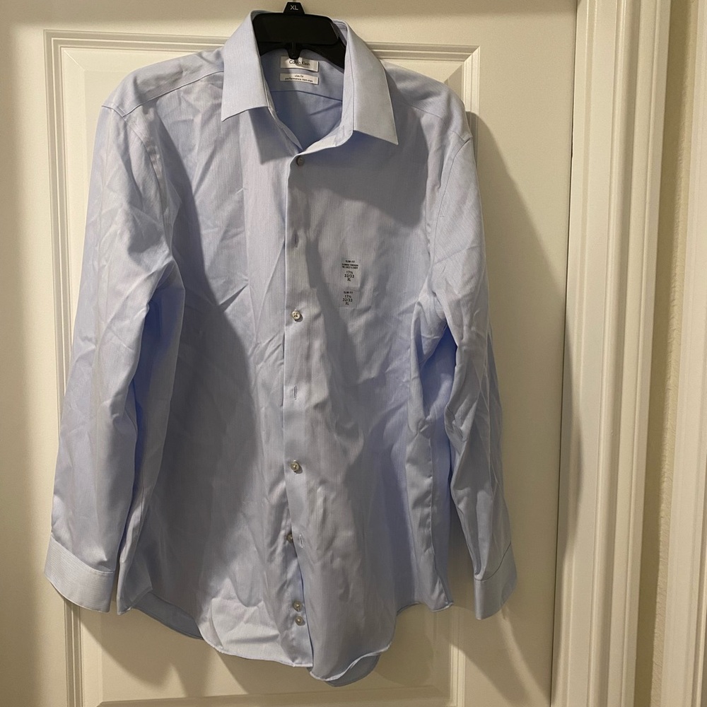 Men’s Calvin Klein slim fit dress shirt